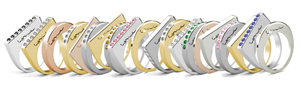 Stackable Love Rings Robert Young Jewellery 